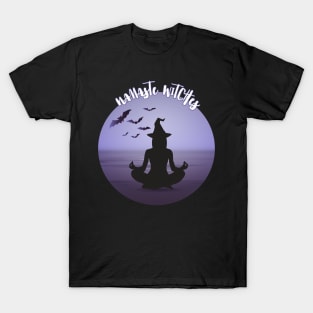 Namaste Witches Night Halloween T-Shirt